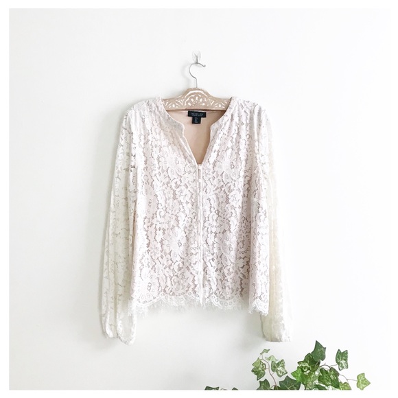 Rachel Zoe Tops - Rachel Zoe ∙ Lace Button Blouse Top